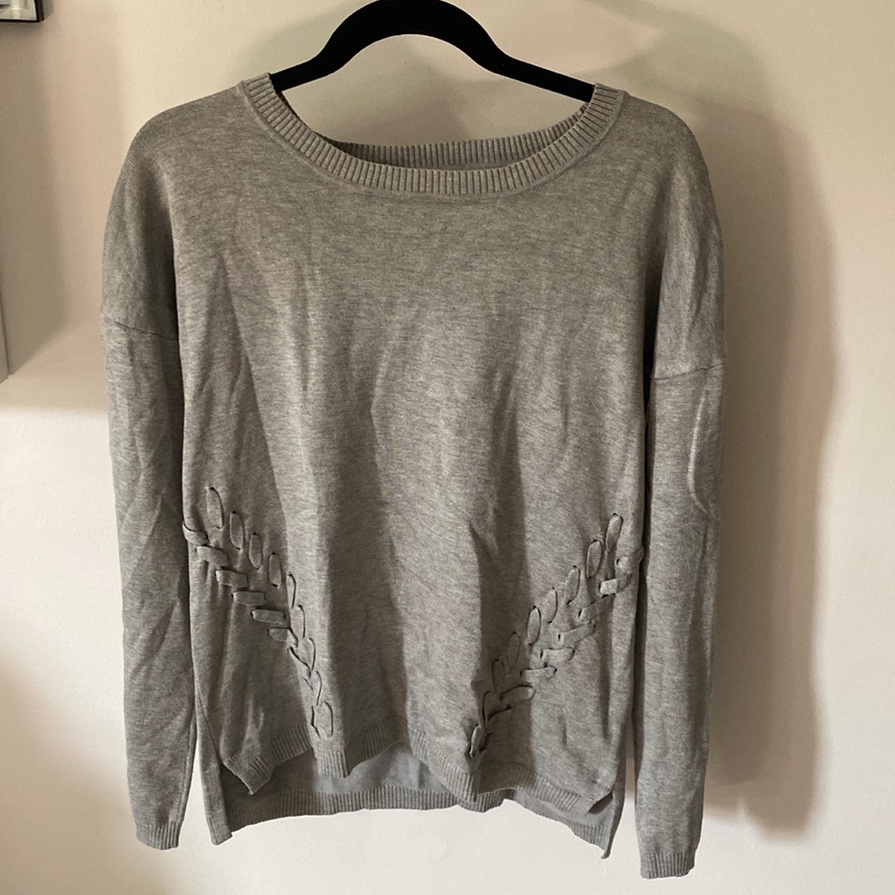 Gray sweater